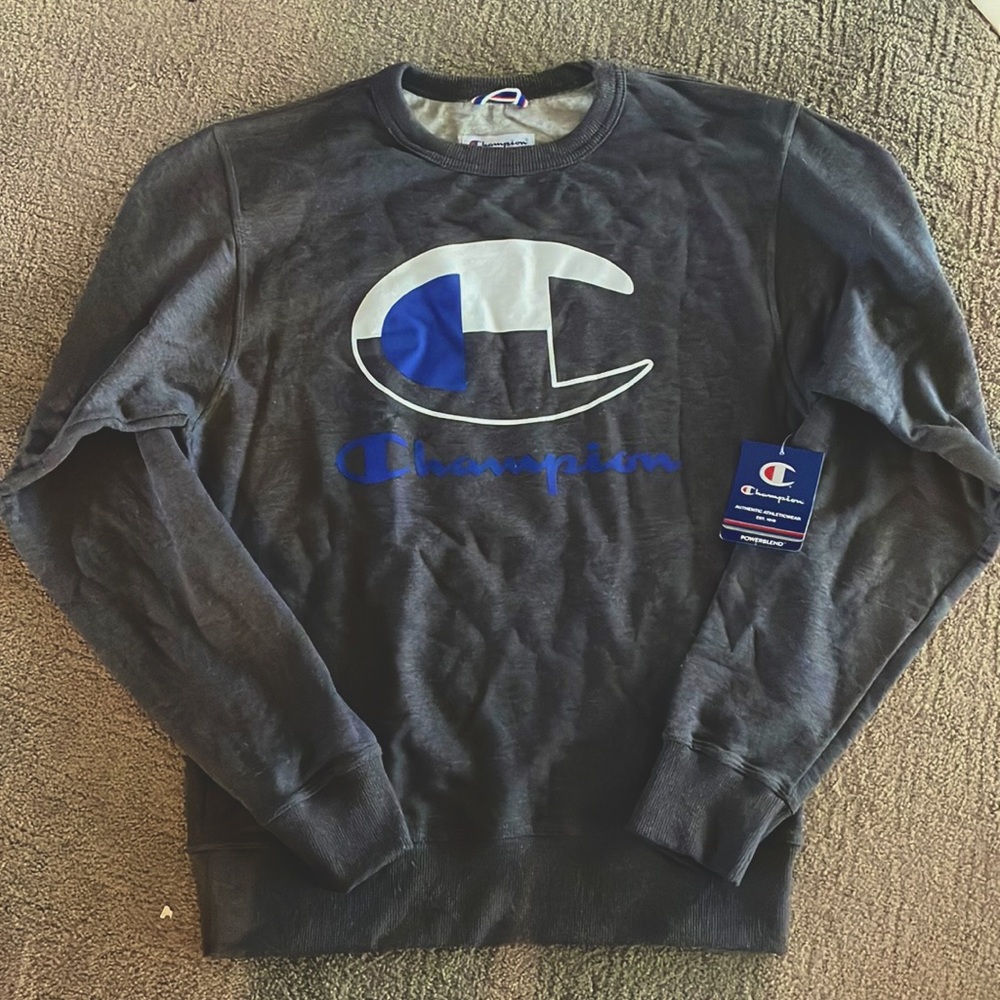 Champion dark grey crewneck